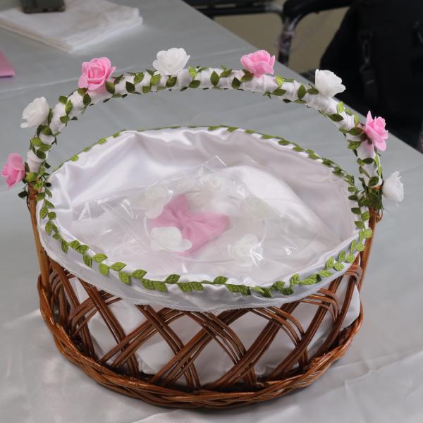 BAPTISM GIFT BASKET FOR BABY GIRL