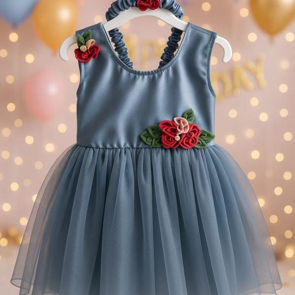 BABY GIRL PARTYWEAR FROCK