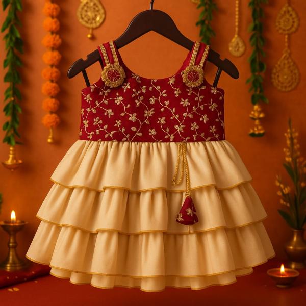 NEW BORN PARTY WEAR DRESS