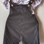 NEW BORN BABY GIRL DUNGARE SET