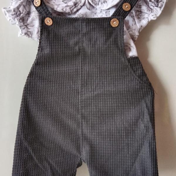 NEW BORN BABY GIRL DUNGARE SET