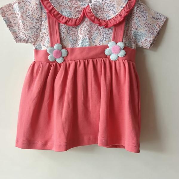 NEW BORN BABY GIRL WESTERN FROCK